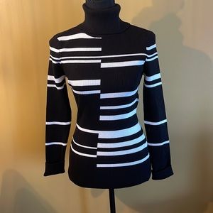 White House black market stripped sweater